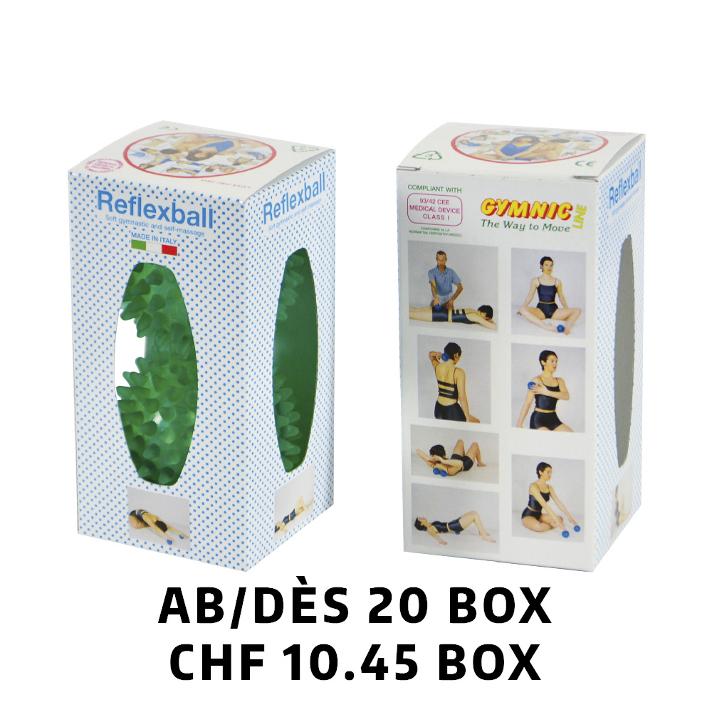 Reflexball Ø8cm emballage en carton/Set de 20 paires