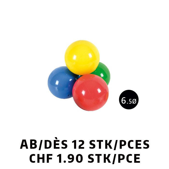 Freeballs Ø6.5 cm dès 12 pièces