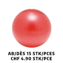 Softgym Ø23 cm rouge dès 15 pièces