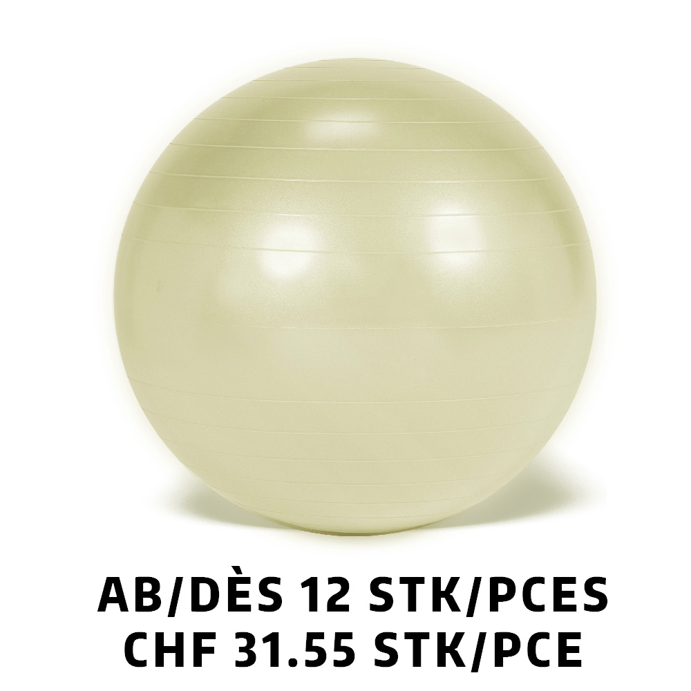 Ballon Gymnic Plus BRQ Ø75 cm perle dès 12 pièces