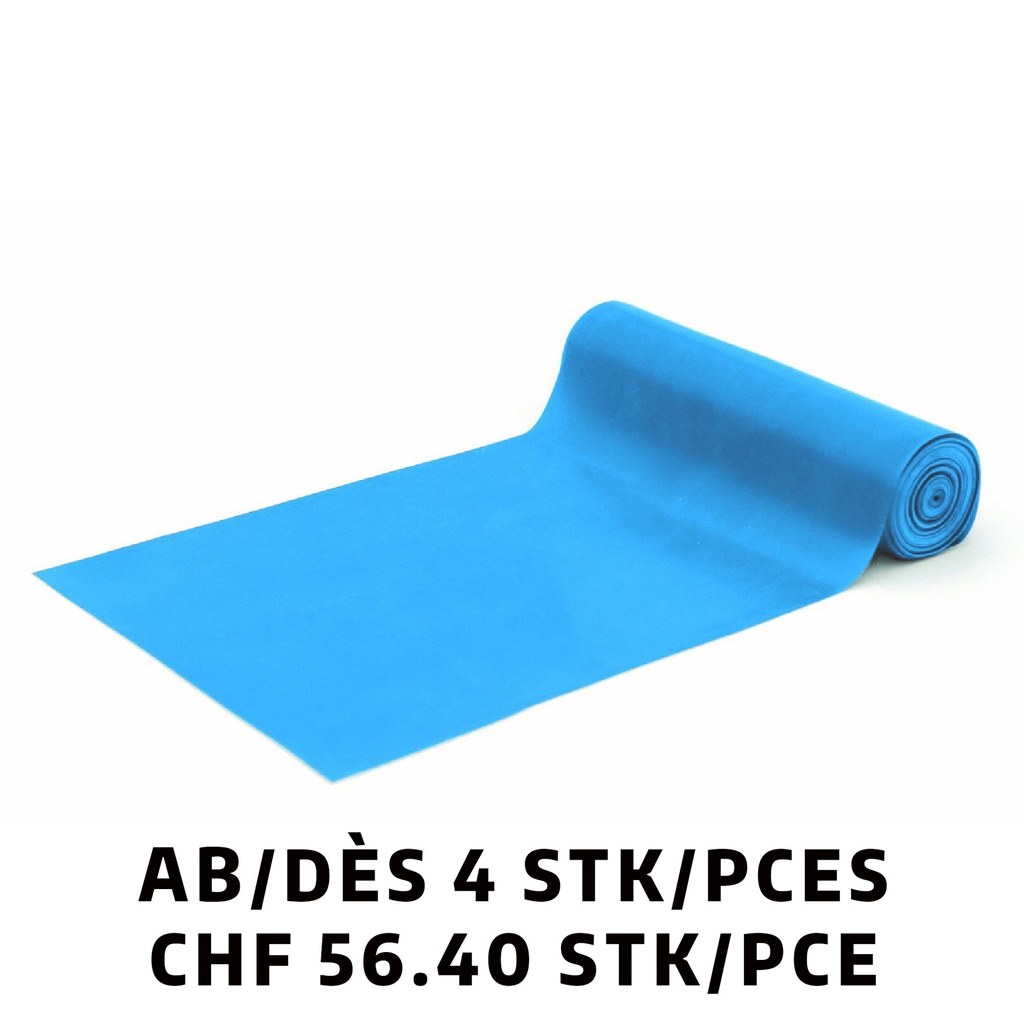 Bande en latex Tridex® 25m Bleu/Strong dès 4 pièces