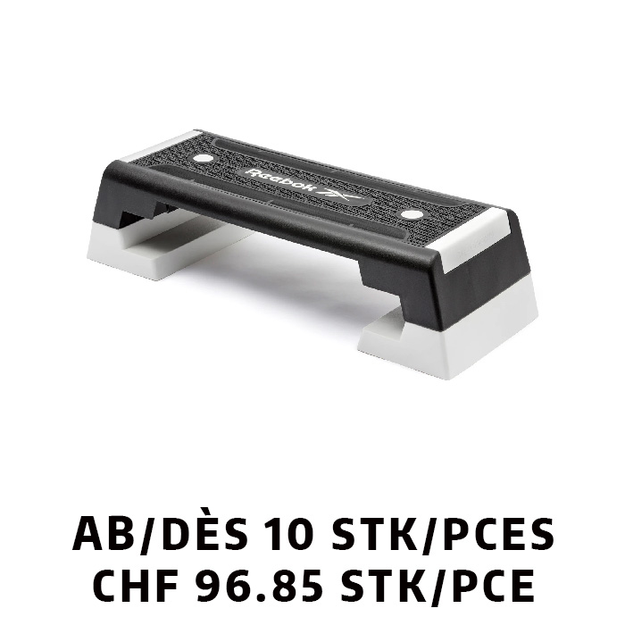 Step Reebok® original weiss/schwarz ab 10 Stück