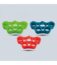 Set von 3 Fingertrainer