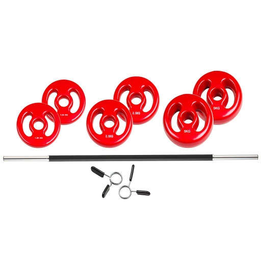 [4790] Body Bar Set Pesos 18,5 kg 
