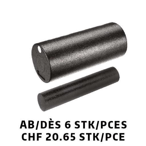 [Set8150BK] LUA rouleau de massage 2en1 noir dès 6 pièces