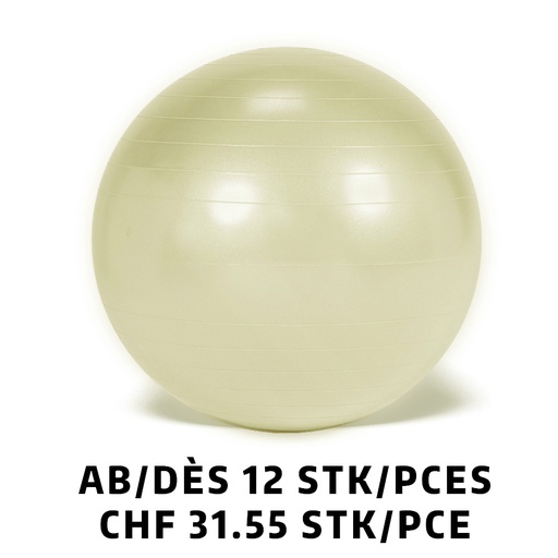 [Set95.07] Ballon Gymnic Plus BRQ Ø75 cm perle dès 12 pièces