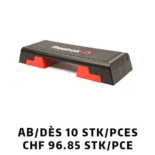 [Set2598] Step Reebok® original rouge/noir dès 10 pièces