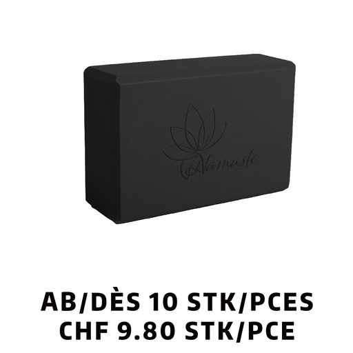[Set8020BL] Yoga Block schwarz ab 10 Stück